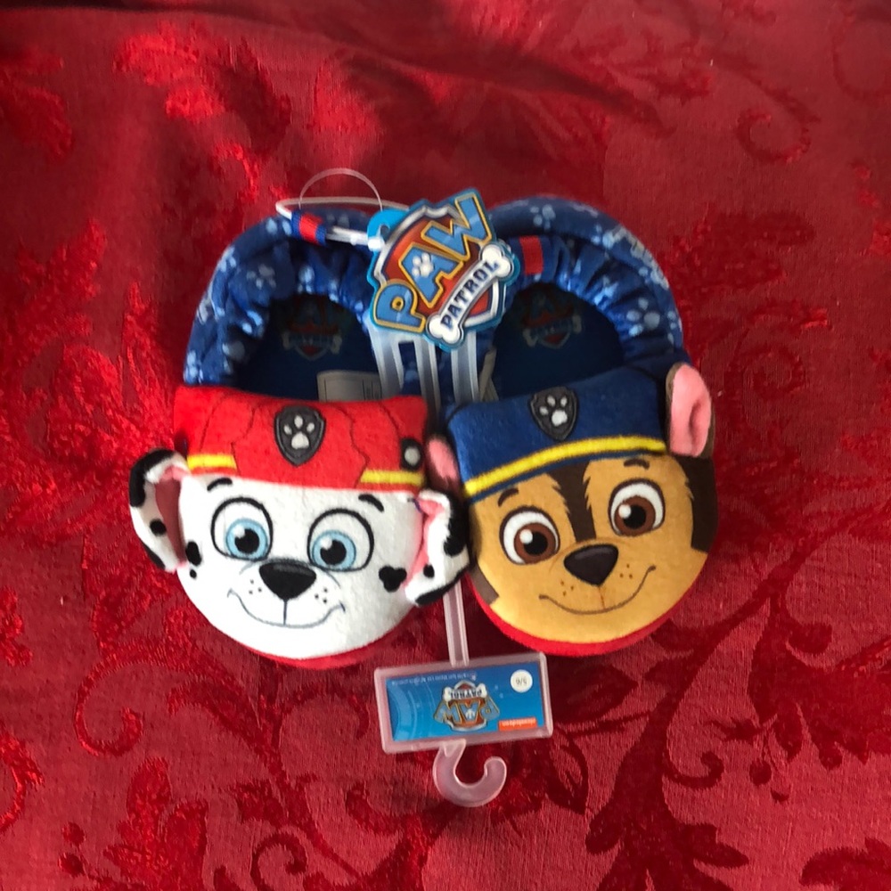 Toddler Baby size 5/6 Paw Patrol Nickelodeon house slippers